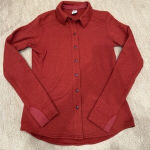 Women’s Stio Thermop Fleece Snap Shirt Size Small